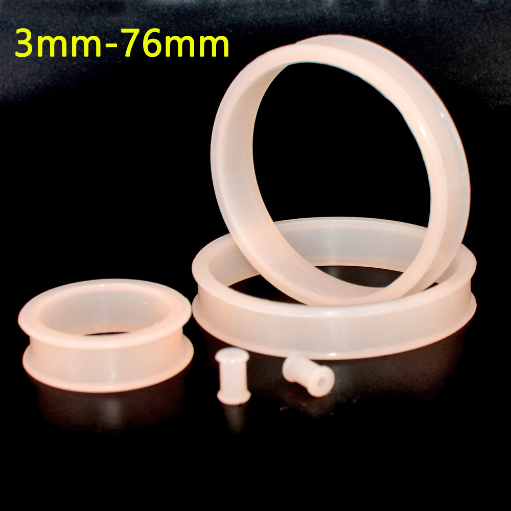 Body Jewelry Gauge Sizes - Par de tamanhos grandes flexíveis de