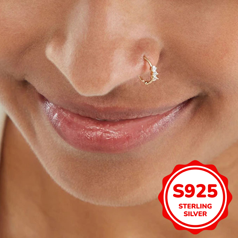 Body Jewelry Trend - S925 prata esterlina piercing jóias nariz