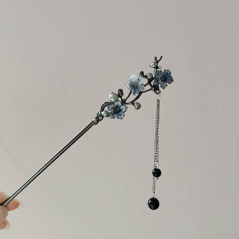 Body Jewelry Beach - Pauzinhos Clássicos para Cabelo com Flor