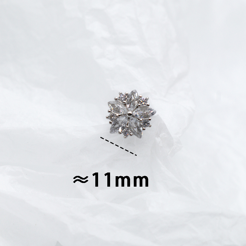 Miqiao prata 925 flor umbigo p - Body Jewelry Trend avaliação e preço