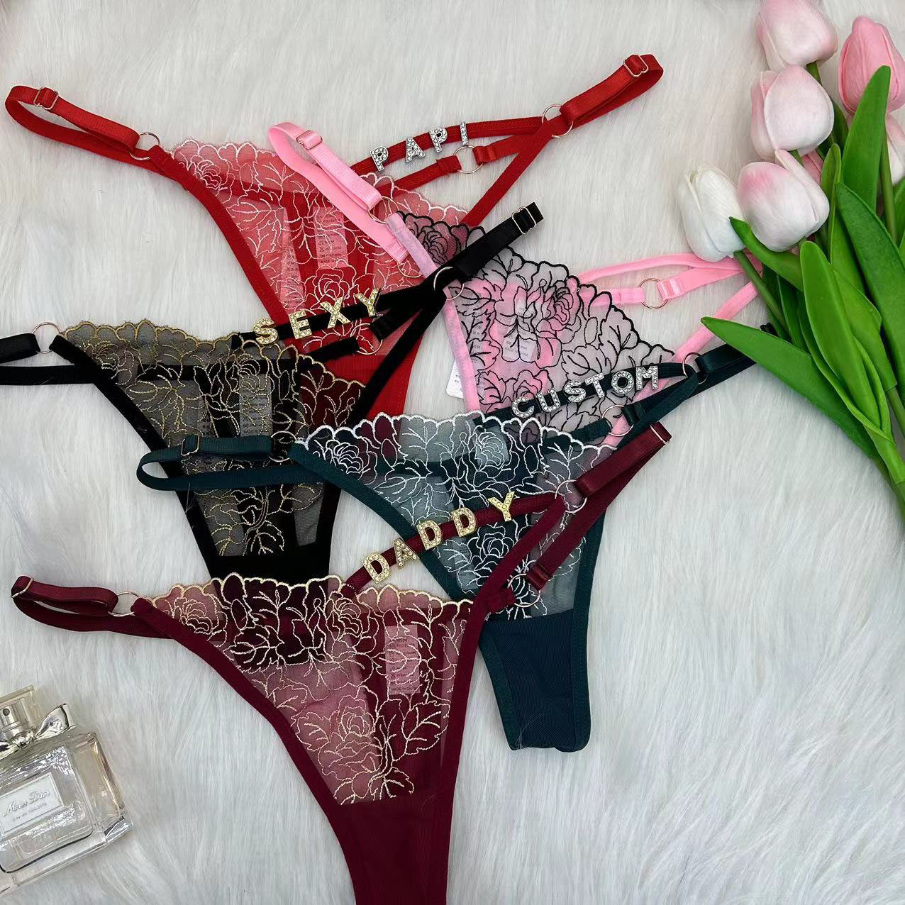 Tangas sexy personalizadas par - Body Jewelry Names avaliação e preço