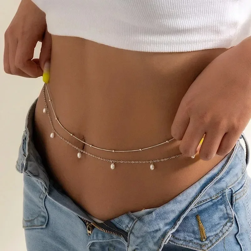 Novo charme sexy dupla camada  - Body Jewelry Beach avaliação e preço