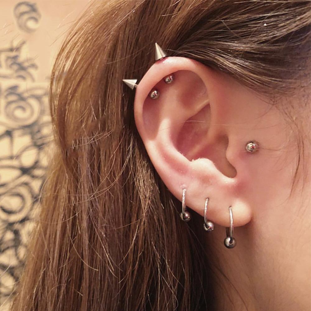 2pcs Labret de aço inoxidável  - Body Jewelry Trend avaliação e preço