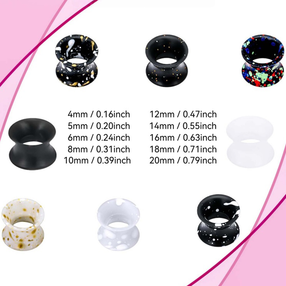 Túneis de medidores de orelha  - Body Jewelry Gauge Sizes avaliação e preço