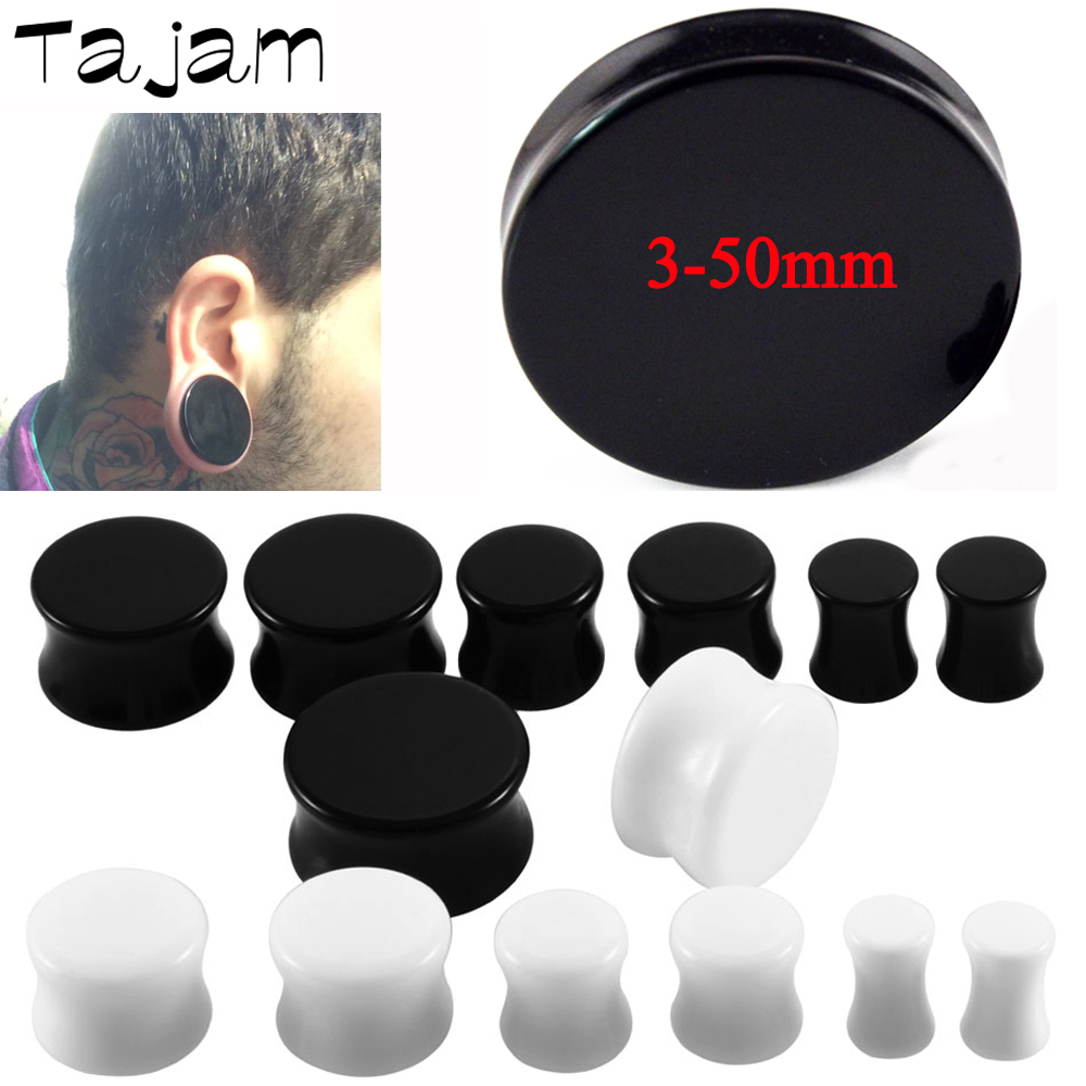 1 par 3mm-50mm tamanho grande  - Body Jewelry Gauge Sizes avaliação e preço