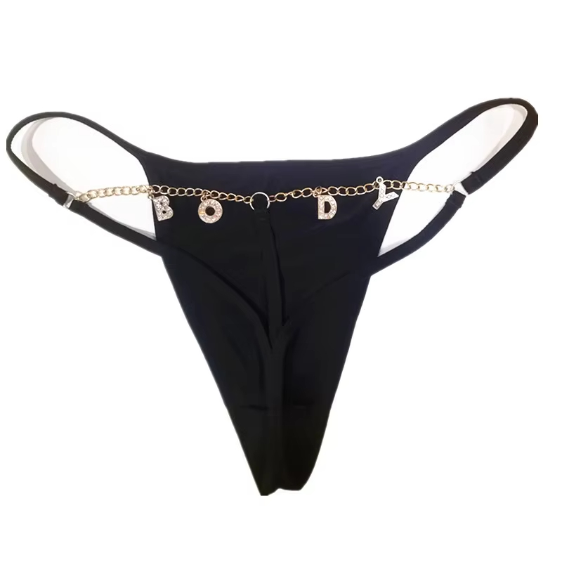 Tanga de corrente personalizad - Body Jewelry Names avaliação e preço