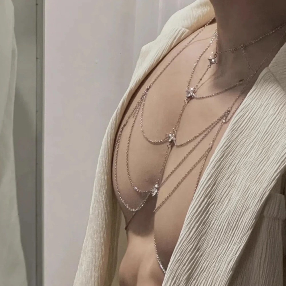 Corrente de Corpo Multicamadas - Body Jewelry Trend avaliação e preço
