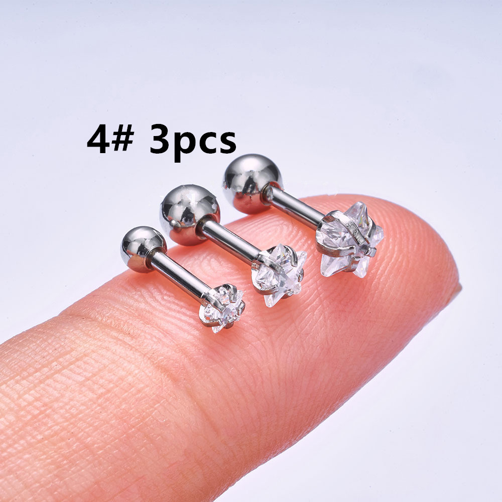 Helix piercing estrela brincos - Body Jewelry Trend avaliação e preço